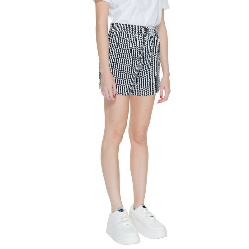 Only Onlnova Life Vis Aop 15222183 - Short Viscose Noir