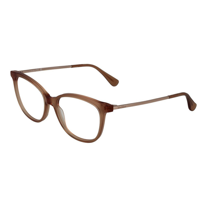 Max Mara Brown Women Glasses Frame - Elegant Butterfly Design