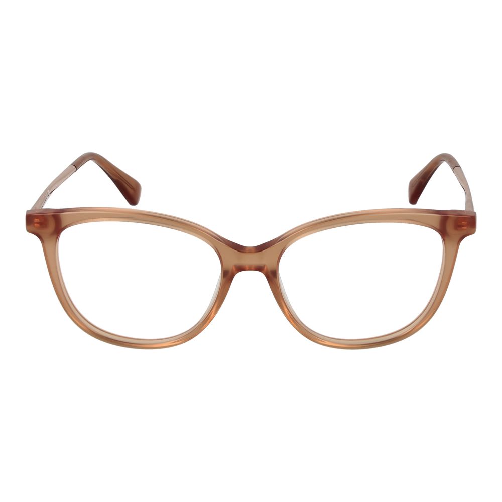 Max Mara Brown Women Glasses Frame - Elegant Butterfly Design