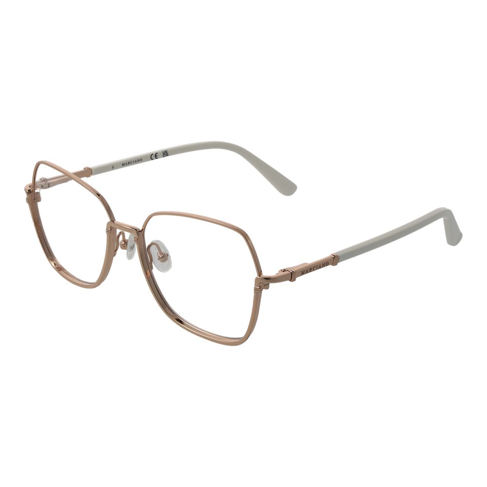Monture de lunettes pour femme Marciano by Guess, or rose.