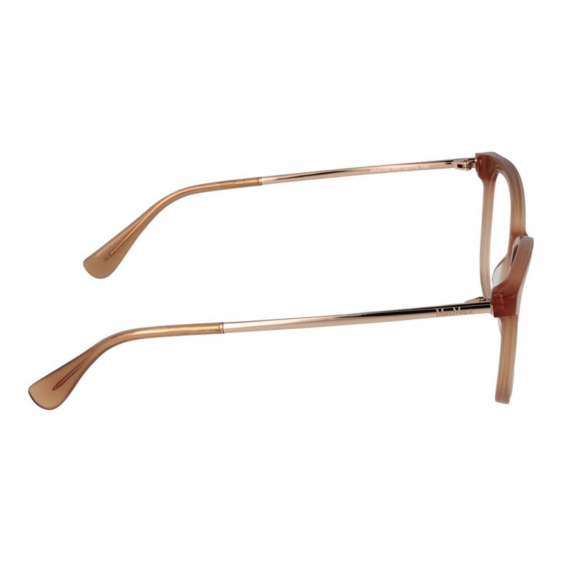 Max Mara Brown Women Glasses Frame - Elegant Butterfly Design