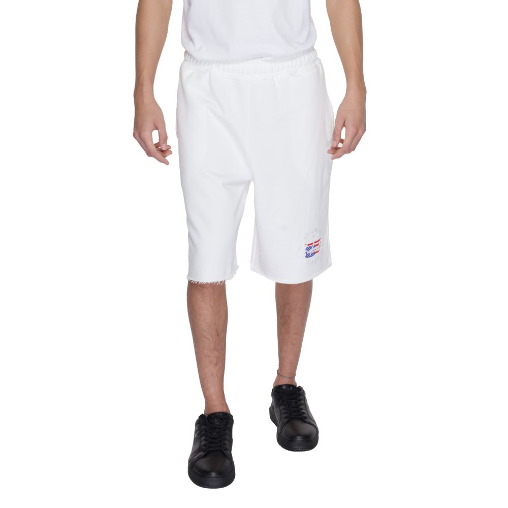 Short Bermuda en coton blanc Underclub