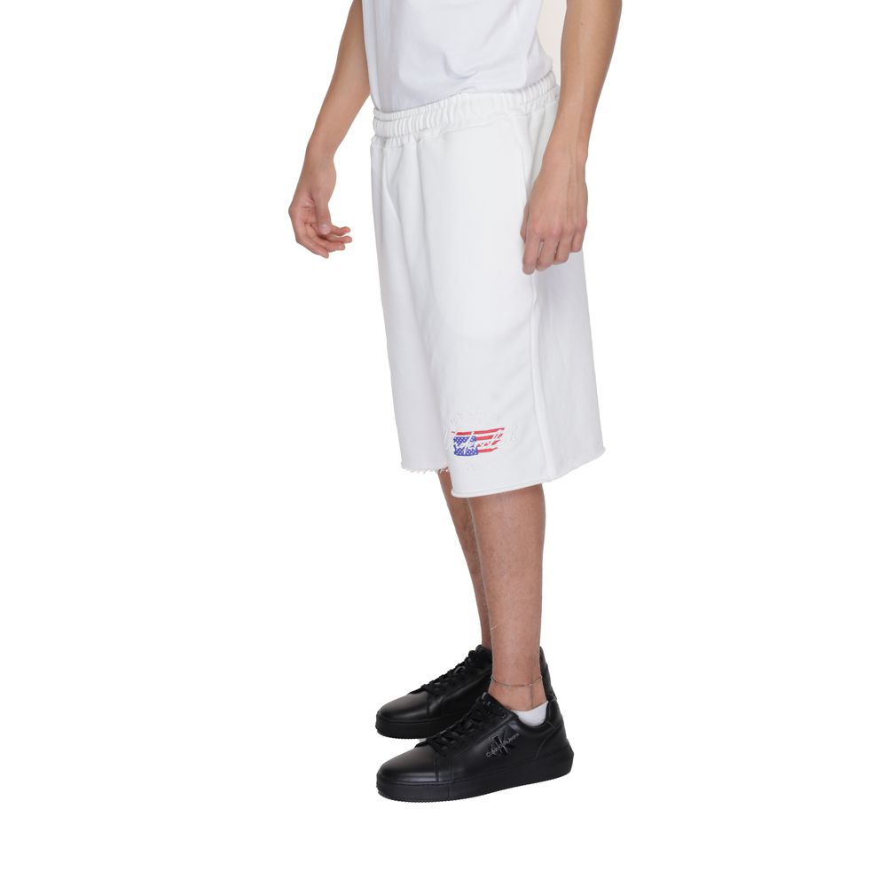 Short Bermuda en coton blanc Underclub