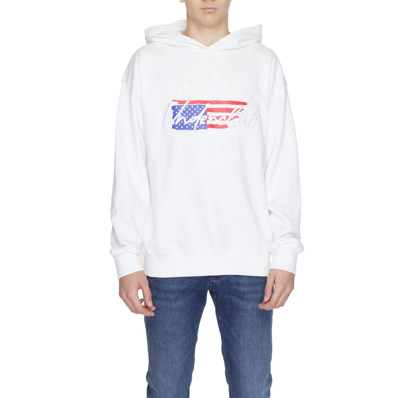 Underclub witte katoenen hoodie