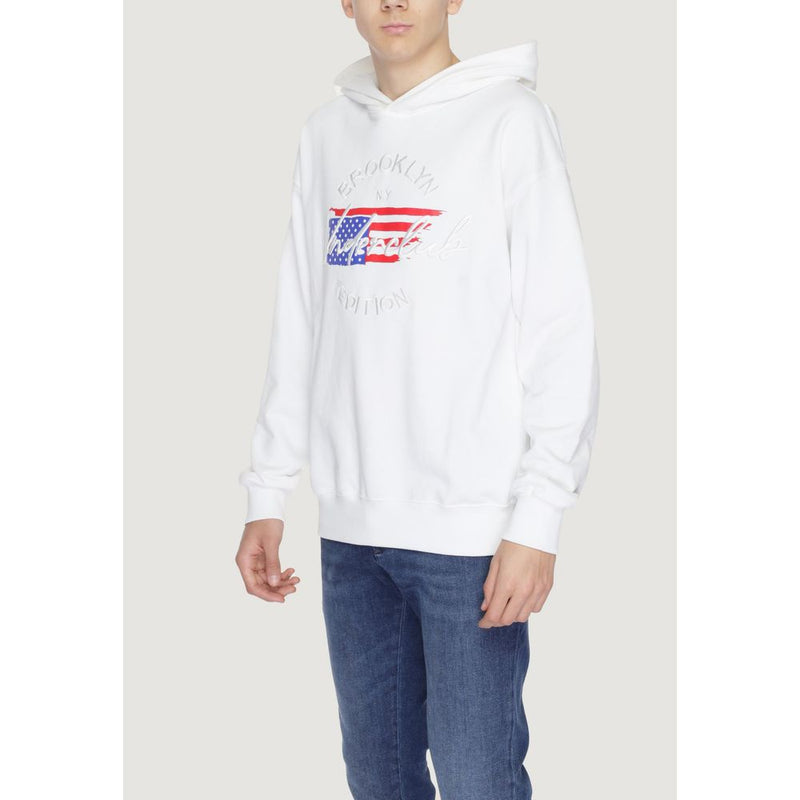Underclub witte katoenen hoodie