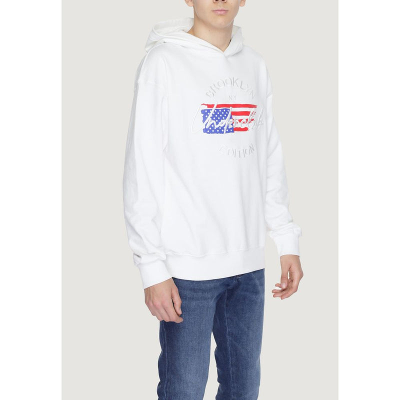 Underclub witte katoenen hoodie