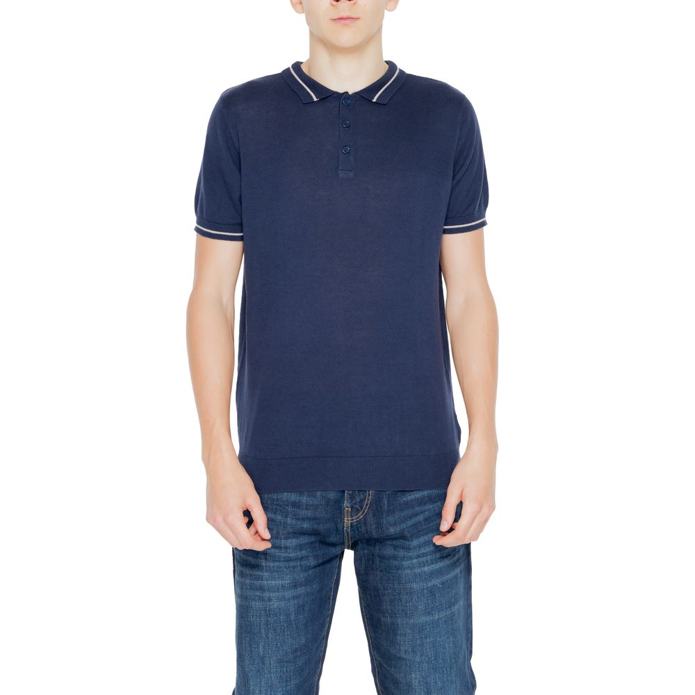 Pull en coton bleu Hamaki-Ho