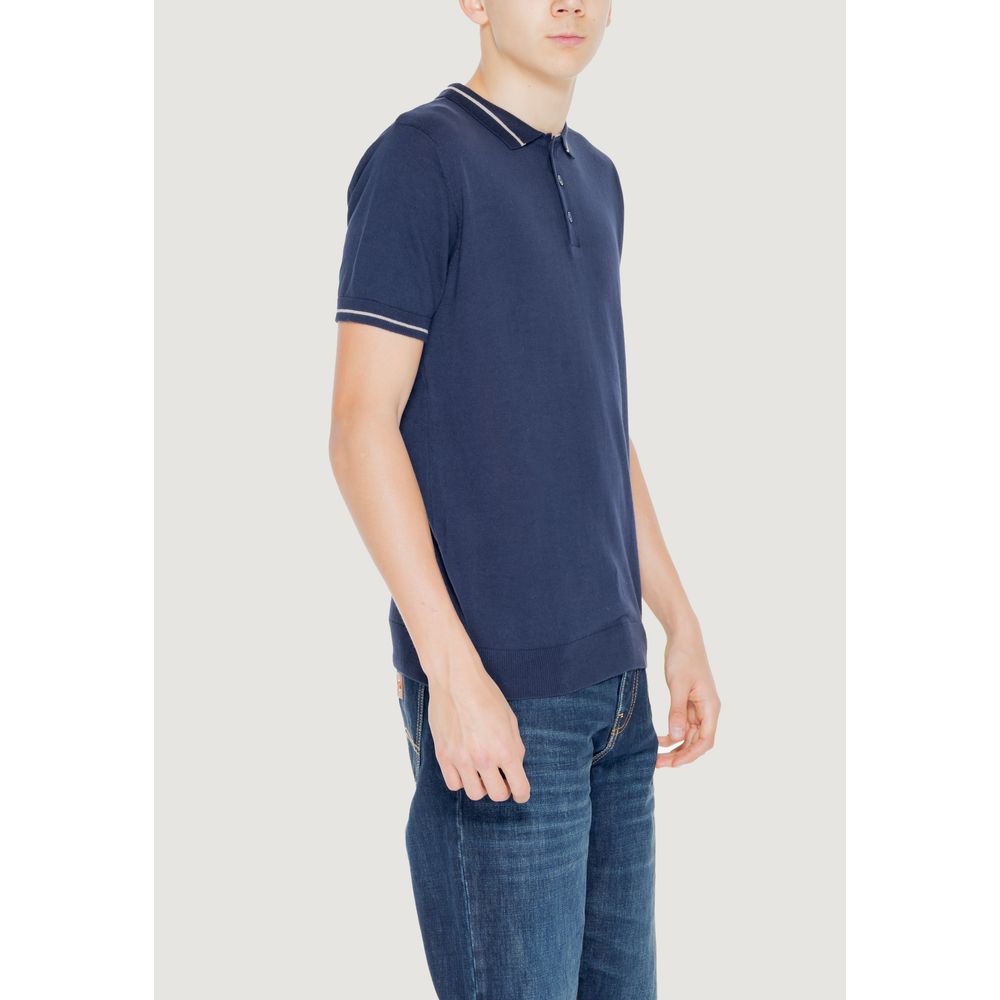 Pull en coton bleu Hamaki-Ho