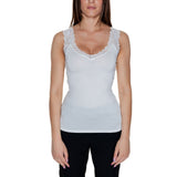 Vero Moda VMROSA White Viscose Tank Top for Women