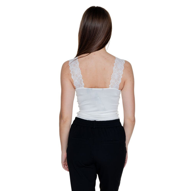 Vero Moda VMROSA Top en Viscose Blanche pour Femmes