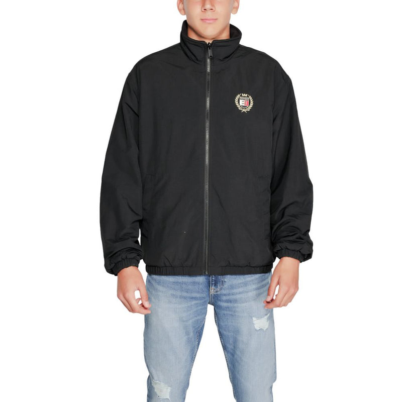 Tommy Hilfiger Jeans Black Recycled Polyester Jackets & Coat