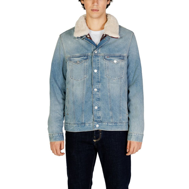 Tommy Hilfiger Vestes et manteaux en coton bleu clair, style jean