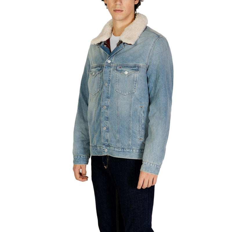 Tommy Hilfiger Vestes et manteaux en coton bleu clair, style jean