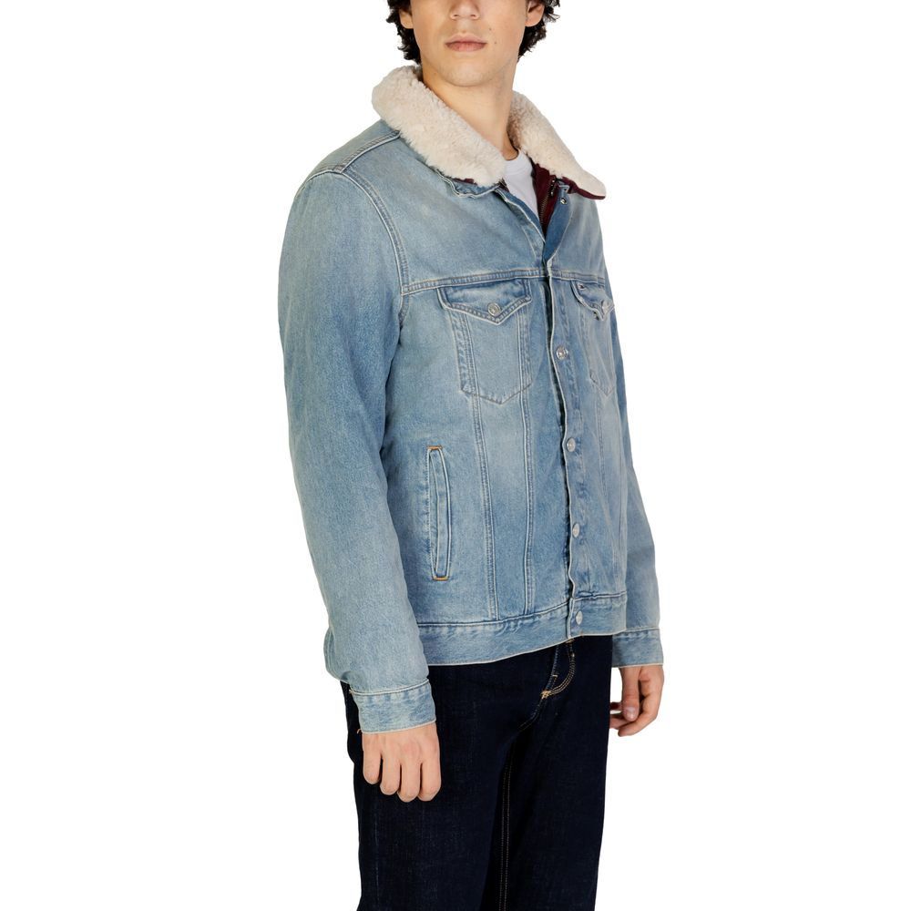 Tommy Hilfiger Vestes et manteaux en coton bleu clair, style jean