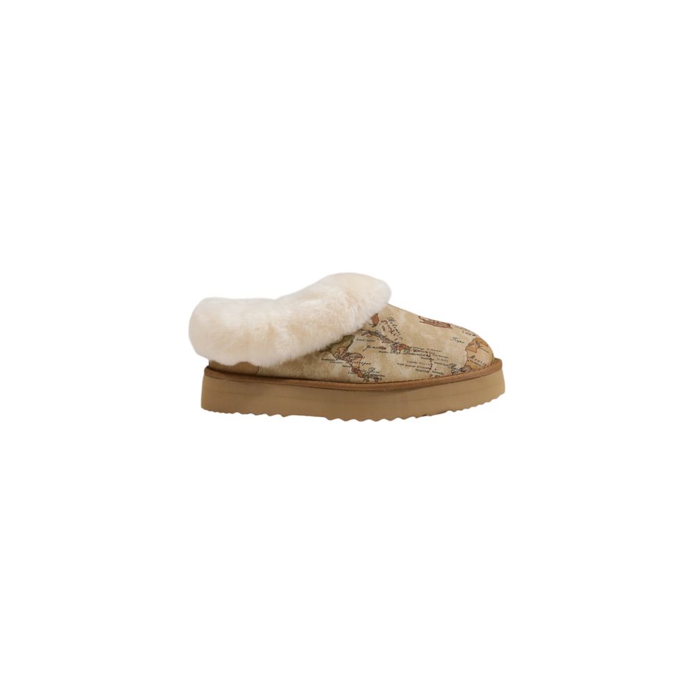 Alviero Martini Prima Classe Chaussures en tissu beige, taille cheville
