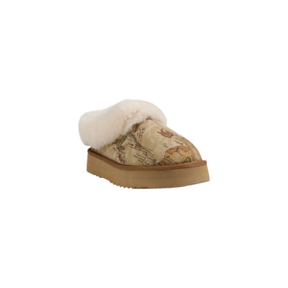 Alviero Martini Prima Classe Chaussures en tissu beige, taille cheville