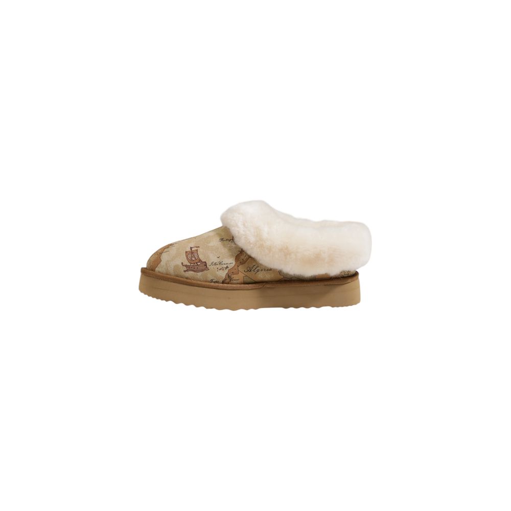 Alviero Martini Prima Classe Chaussures en tissu beige, taille cheville