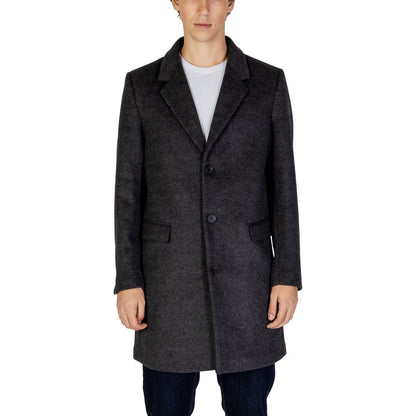 Antony Morato grijze polyester jas