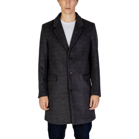 Antony Morato grijze polyester jas