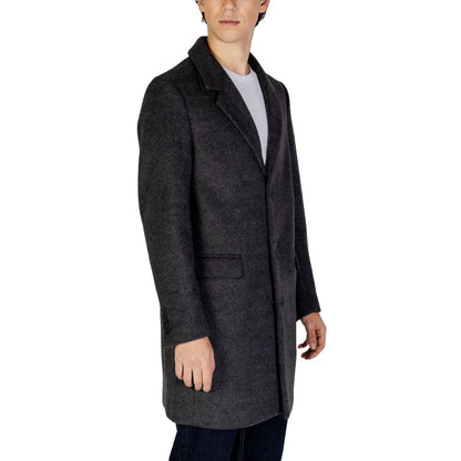 Antony Morato grijze polyester jas