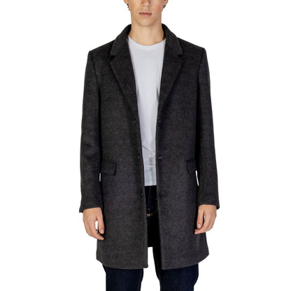 Antony Morato grijze polyester jas