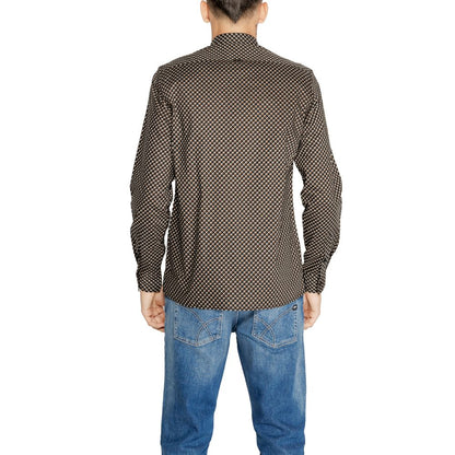 Chemise en coton marron d'Antony Morato