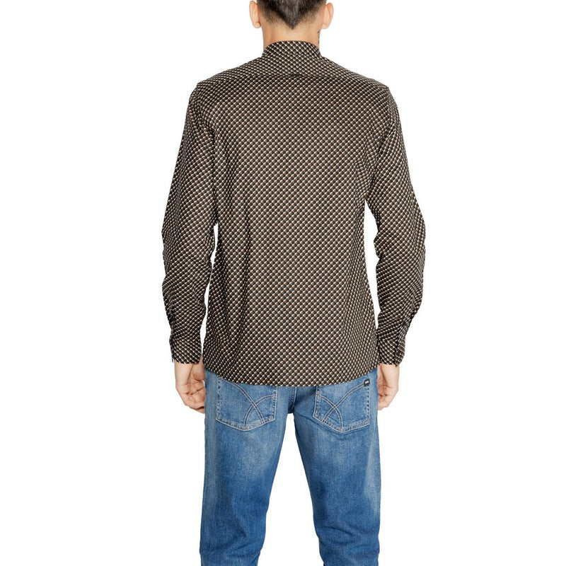 Chemise en coton marron d'Antony Morato