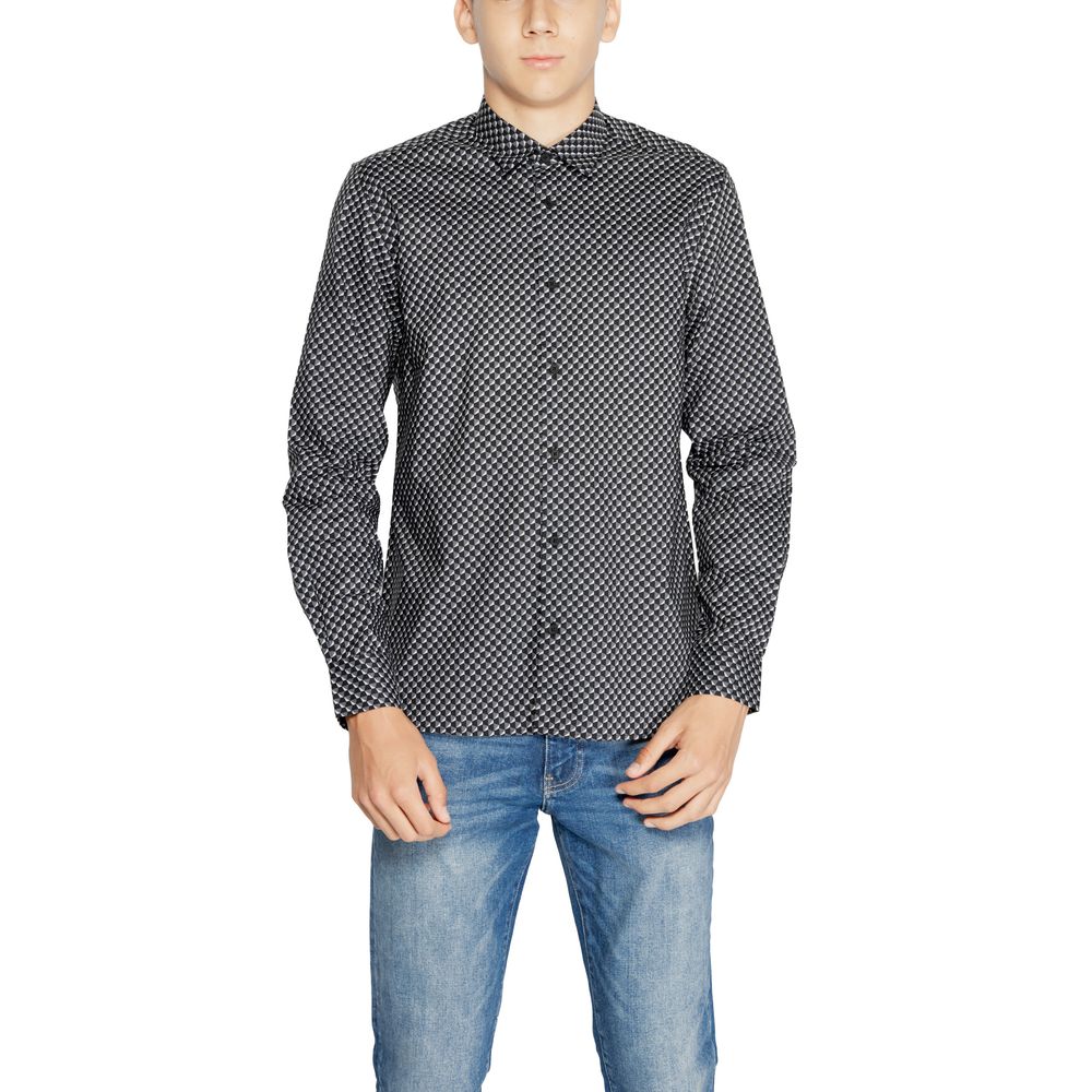 Chemise en coton grise d'Antony Morato