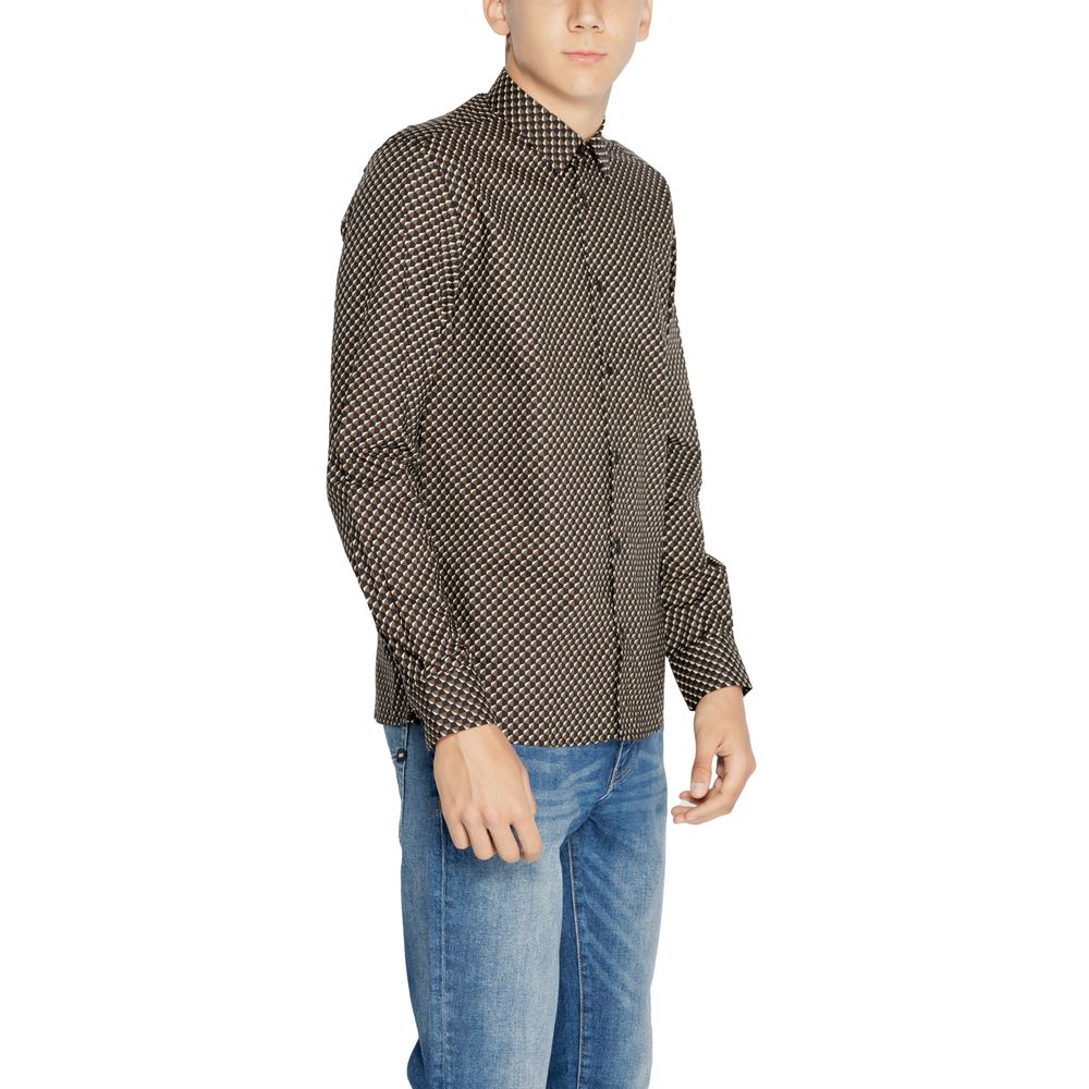 Chemise en coton marron d'Antony Morato