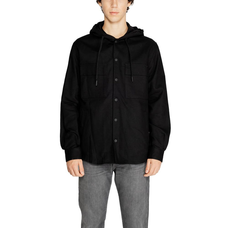 Chemise en coton noir Antony Morato