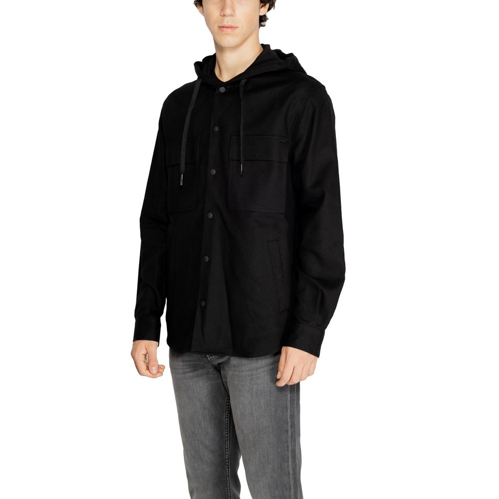 Chemise en coton noir Antony Morato