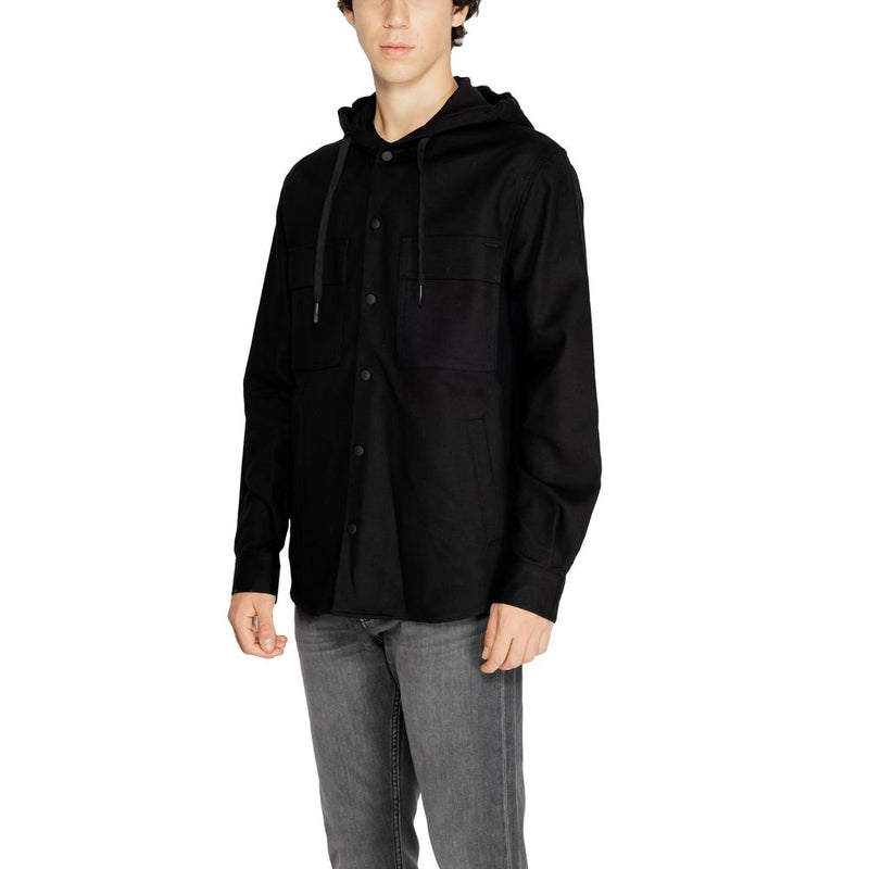 Chemise en coton noir Antony Morato
