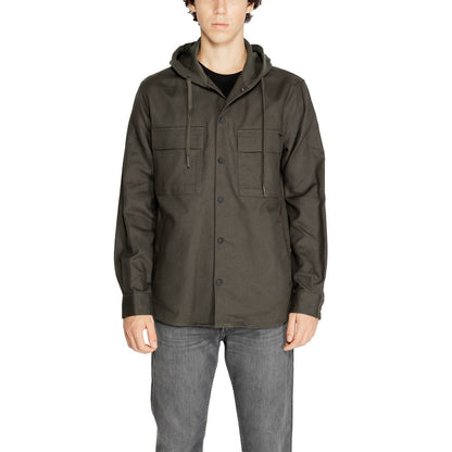 Chemise en coton verte Antony Morato
