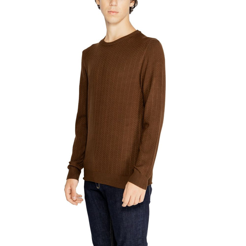 Pull en viscose marron Antony Morato