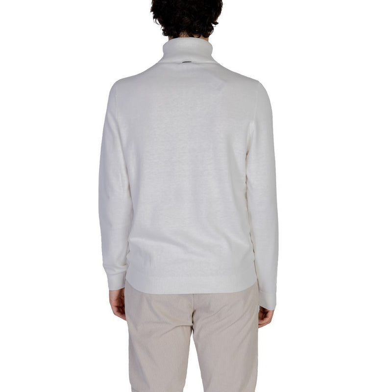 Col roulé en coton blanc d'Antony Morato