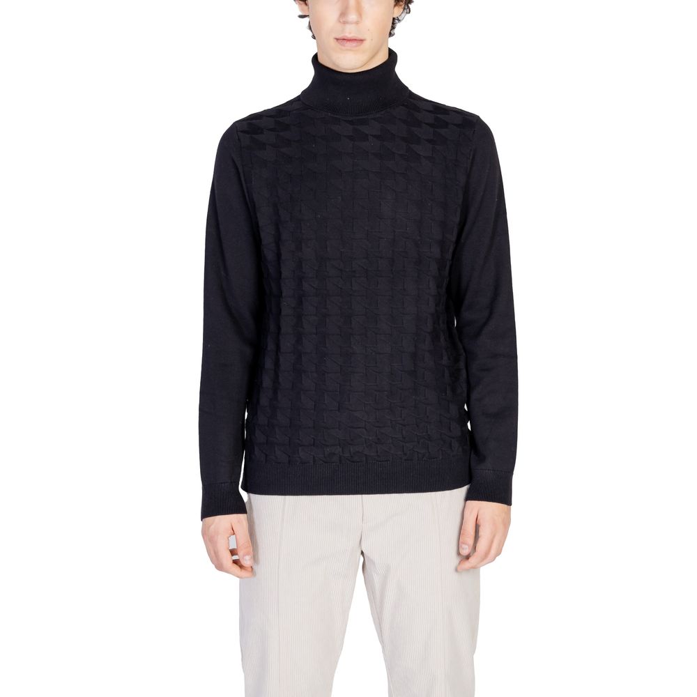 Antony Morato zwarte wollen coltruien