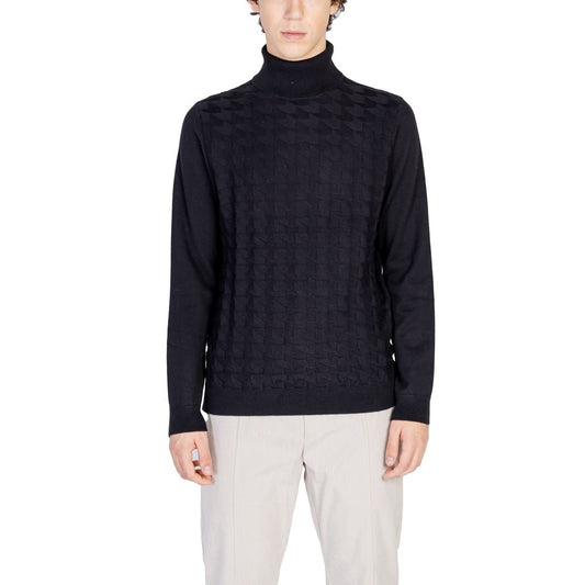 Antony Morato zwarte wollen coltruien
