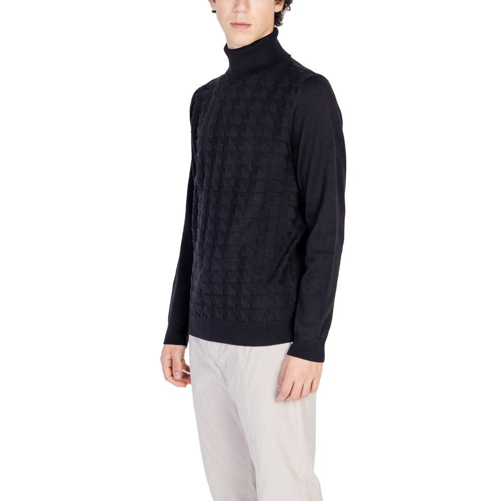Antony Morato zwarte wollen coltruien