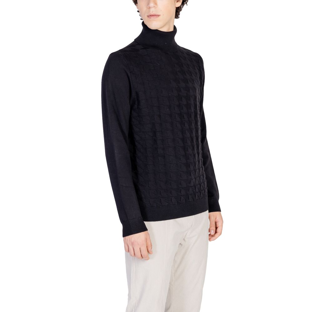 Antony Morato zwarte wollen coltruien