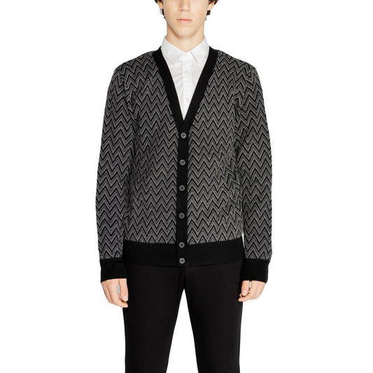 Antony Morato zwarte mohair cardigan