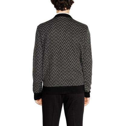 Antony Morato zwarte mohair cardigan