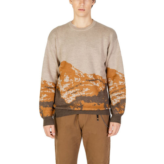 Pull en marabou marron de Gianni Lupo