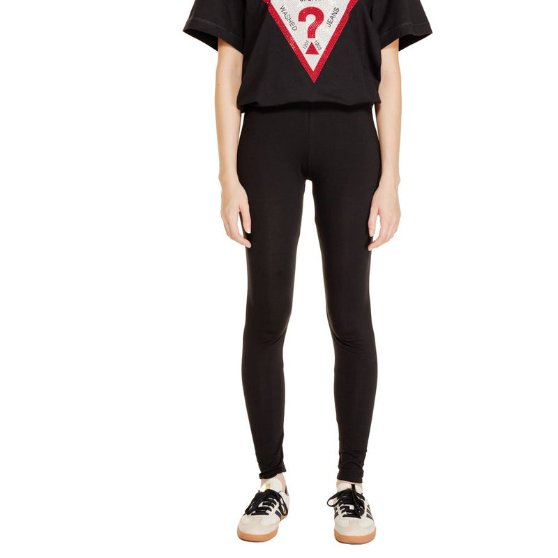 Jacqueline De Yong JDYAVA Leggings Noires en Coton pour Femmes
