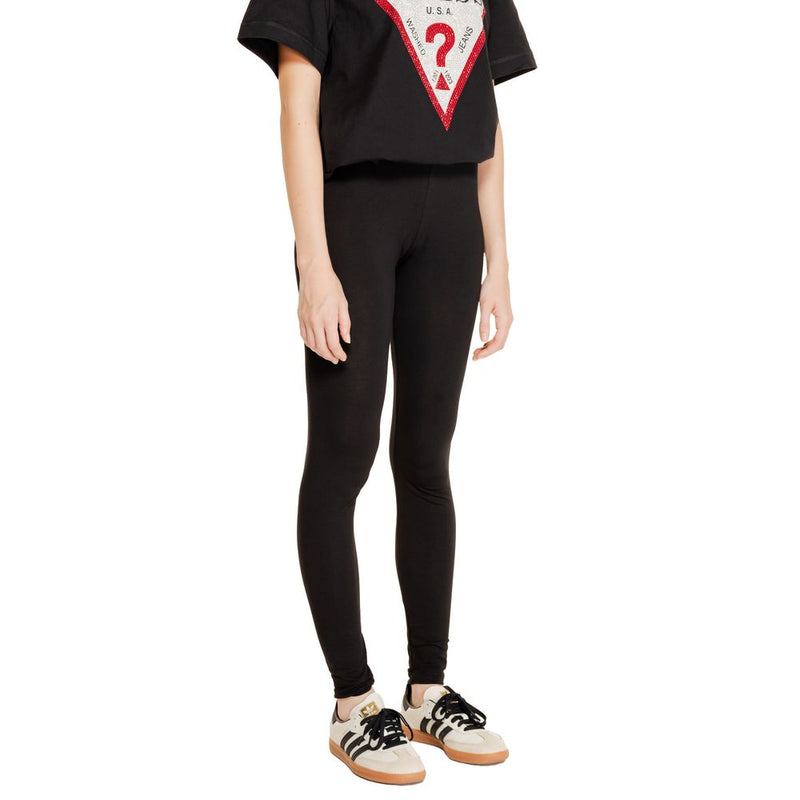 Jacqueline De Yong JDYAVA Leggings Noires en Coton pour Femmes