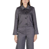 Jacqueline De Yong Jdynoah Gray Polyester Blazer for Women