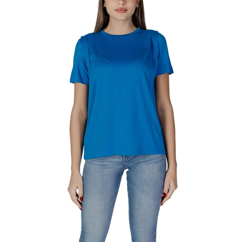 B.Young BYSELA T-Shirt Femme Bleu Modal - Confort Quotidien
