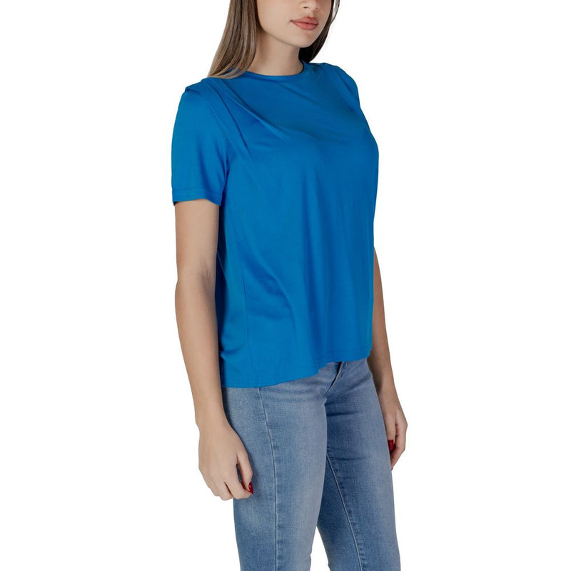 B.Young BYSELA T-Shirt Femme Bleu Modal - Confort Quotidien