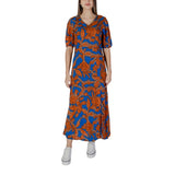 B.Young BYJOSA SLIT 20813211 Robe Longue Bleue en Viscose
