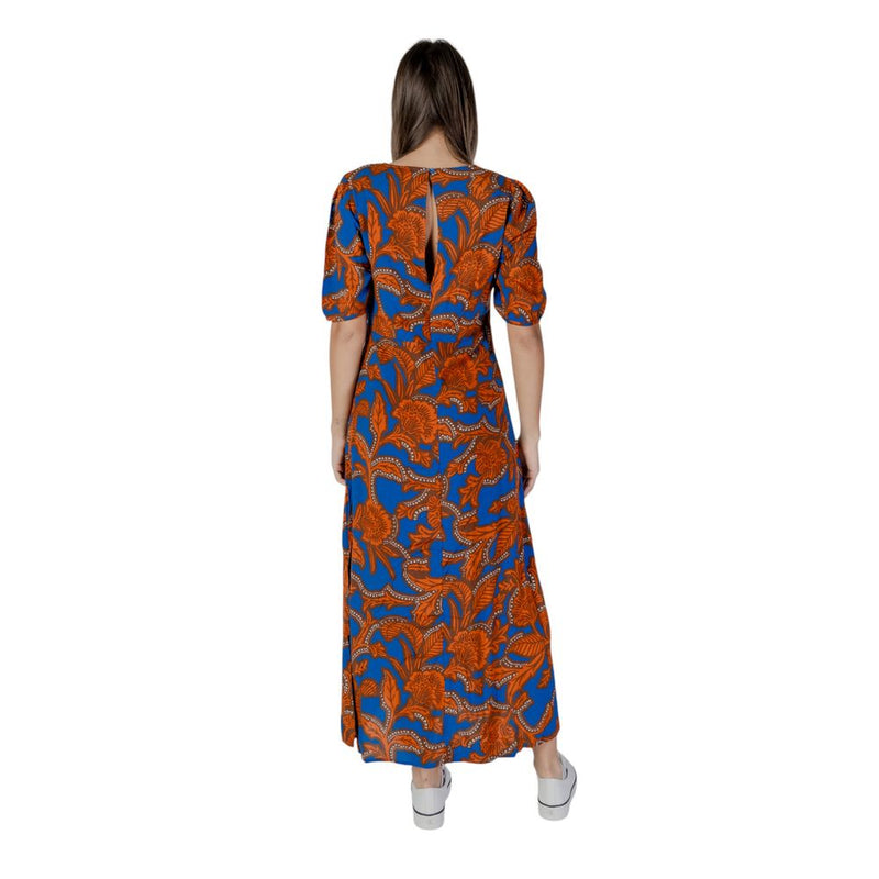 B.Young BYJOSA SLIT 20813211 Robe Longue Bleue en Viscose