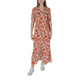 B.Young BYJOSA SLIT 20813211 Robe Longue Rouge en Viscose